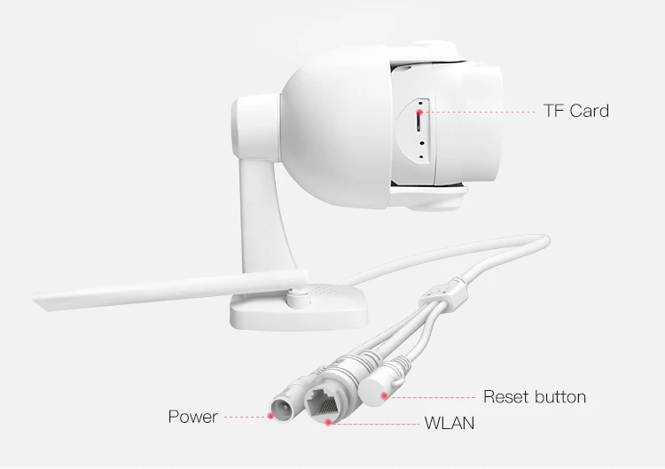 VStarcam CS65-X5 Wireless AI Humanoid Detection Cloud Storage CCTV Security Camera Full Color Night Vision 5X Zoom PTZ Camera