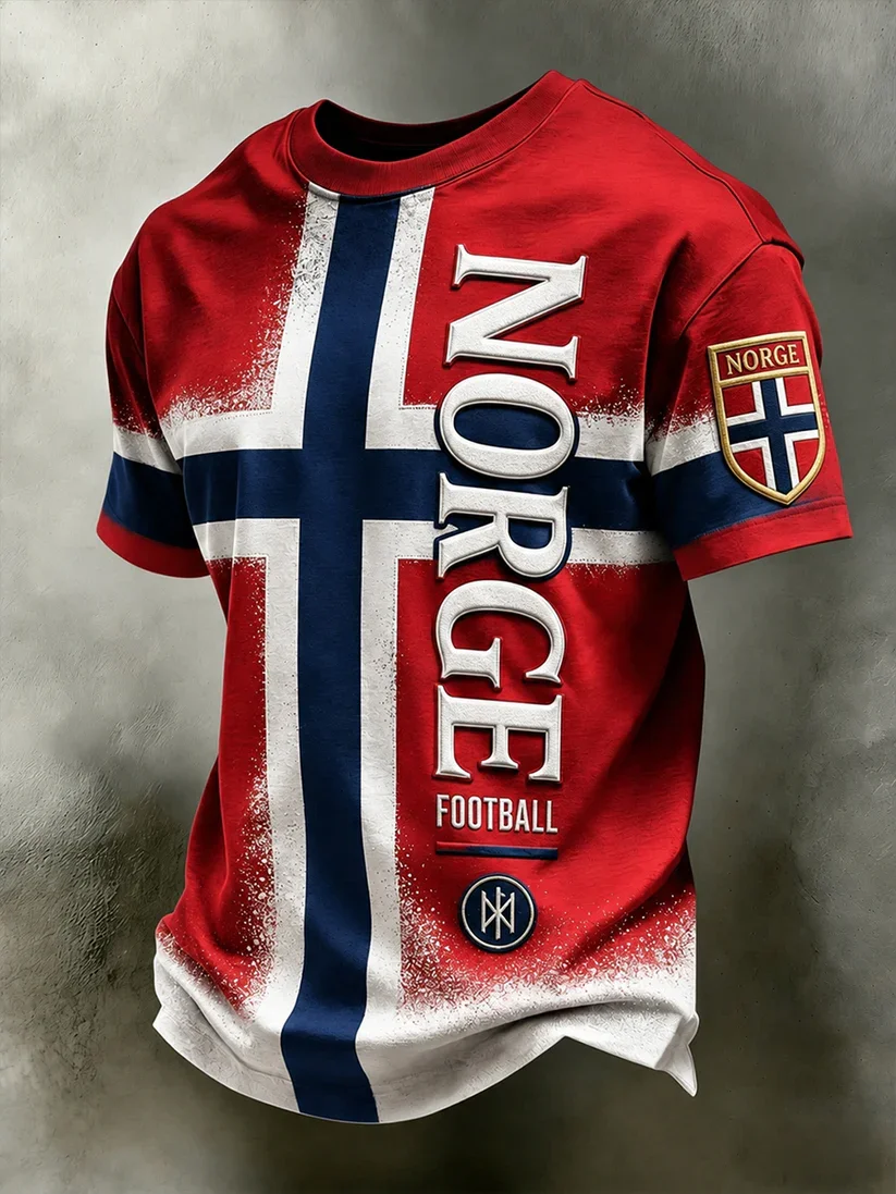 Vintage Norway Patriotic Tee G - 3D Printing Eagle recension och pris