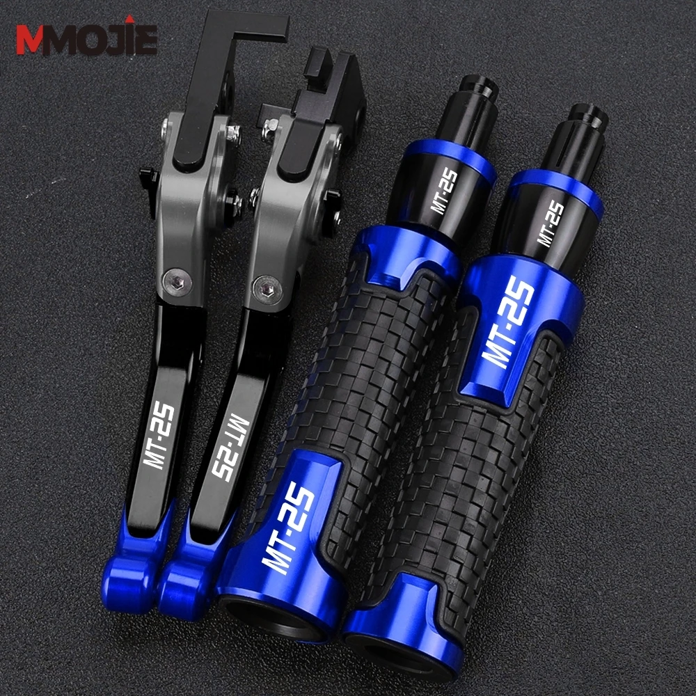 

Motorcycle Parts FOR YAMAHA MT25 2015 2016 2017 MT 25 MT-25 Foldable Brake Clutch Levers 7/8'' 22mm Handlebar Handle Grips Ends