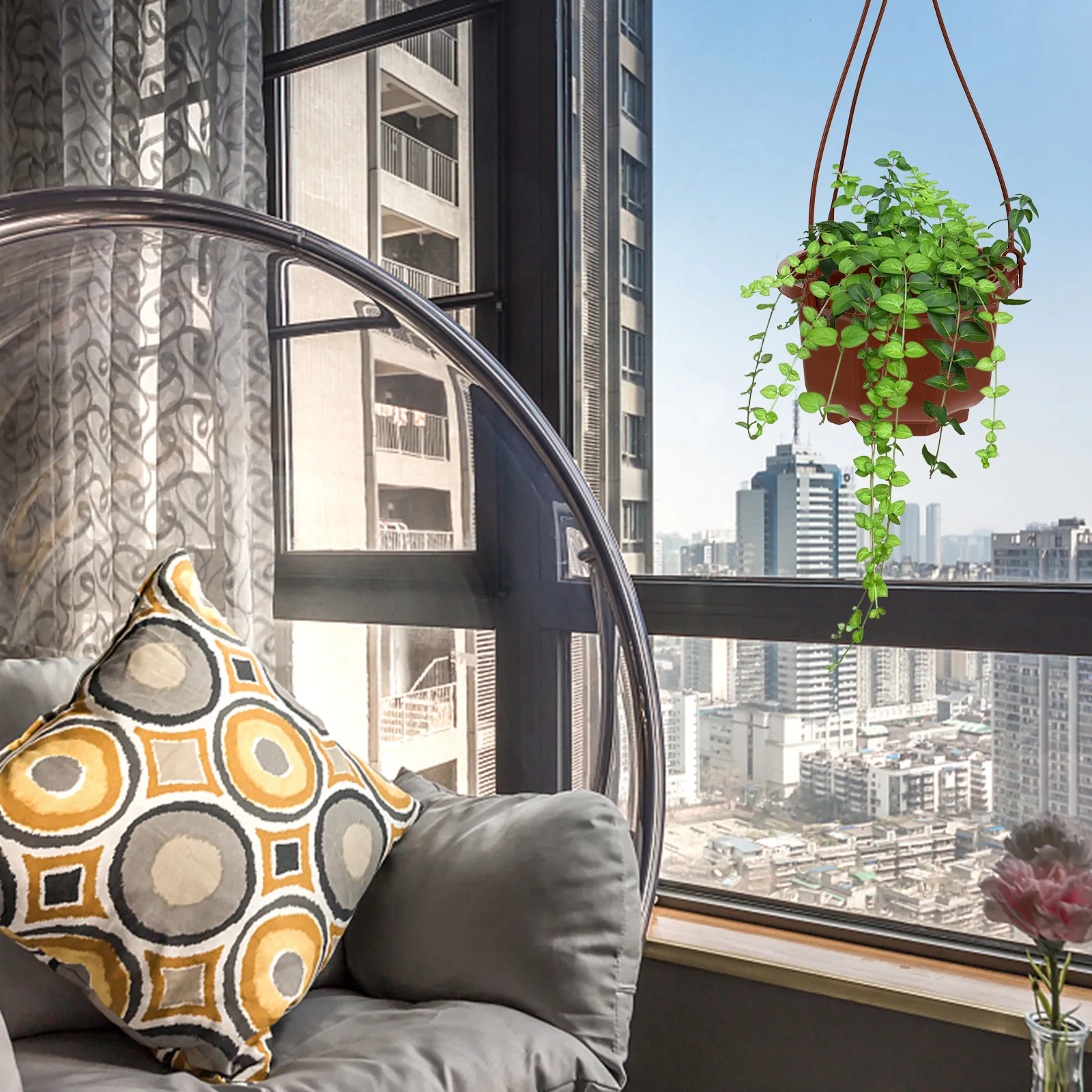 Spider Plant Hanging - 6 комплектов подвесных цветочных горшков для