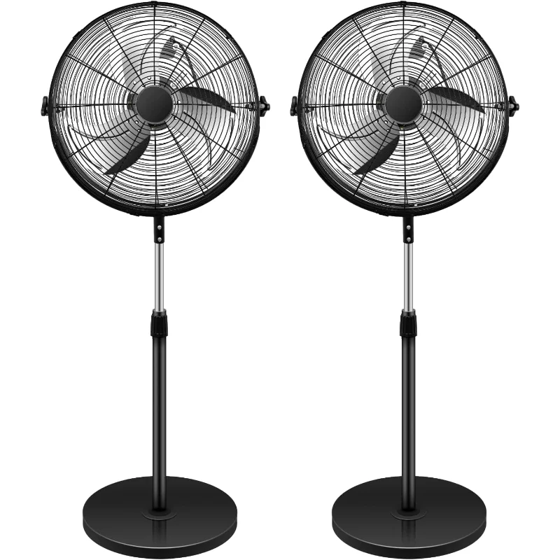 Simple Deluxe พัดลมตั้งพื้นขนาด 20 นิ้ว ความเร็วสูง โลหะหนักสําหรับอุตสาหกรรม เชิงพาณิชย์ ที่อยู่อาศัย เรือนกระจก