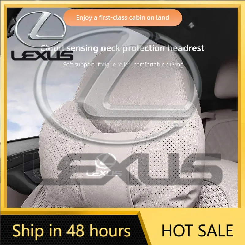 

2026 Hot Interior Stickers Car Headrest Neck Support Comfortable Pillow Seat Waist Cushion For Lexus CT ES GS NX IS250 CT200h IS