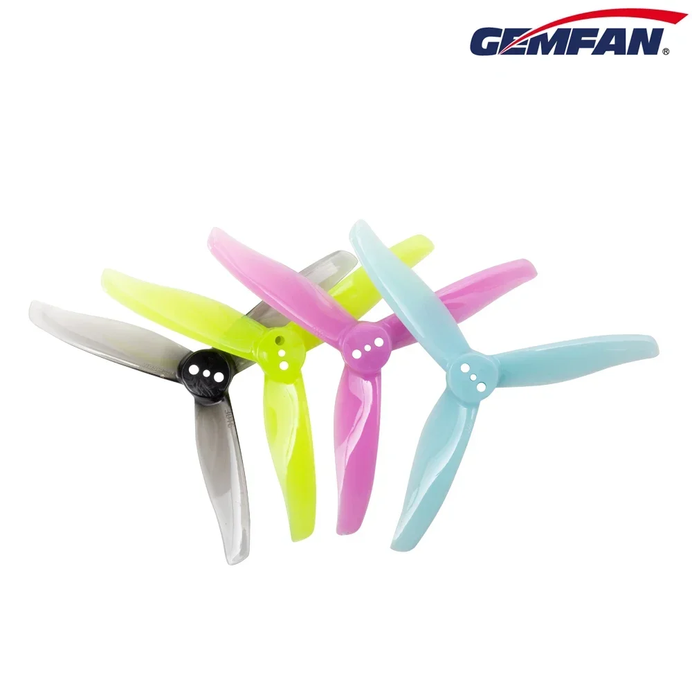 2Pairs/4pcs Gemfan 3016 Propeller 1.5m 2mm hole 3 inch 3-Blade CW CCW FPV Propeller Mini Props For 3inch FPV Racing Drone