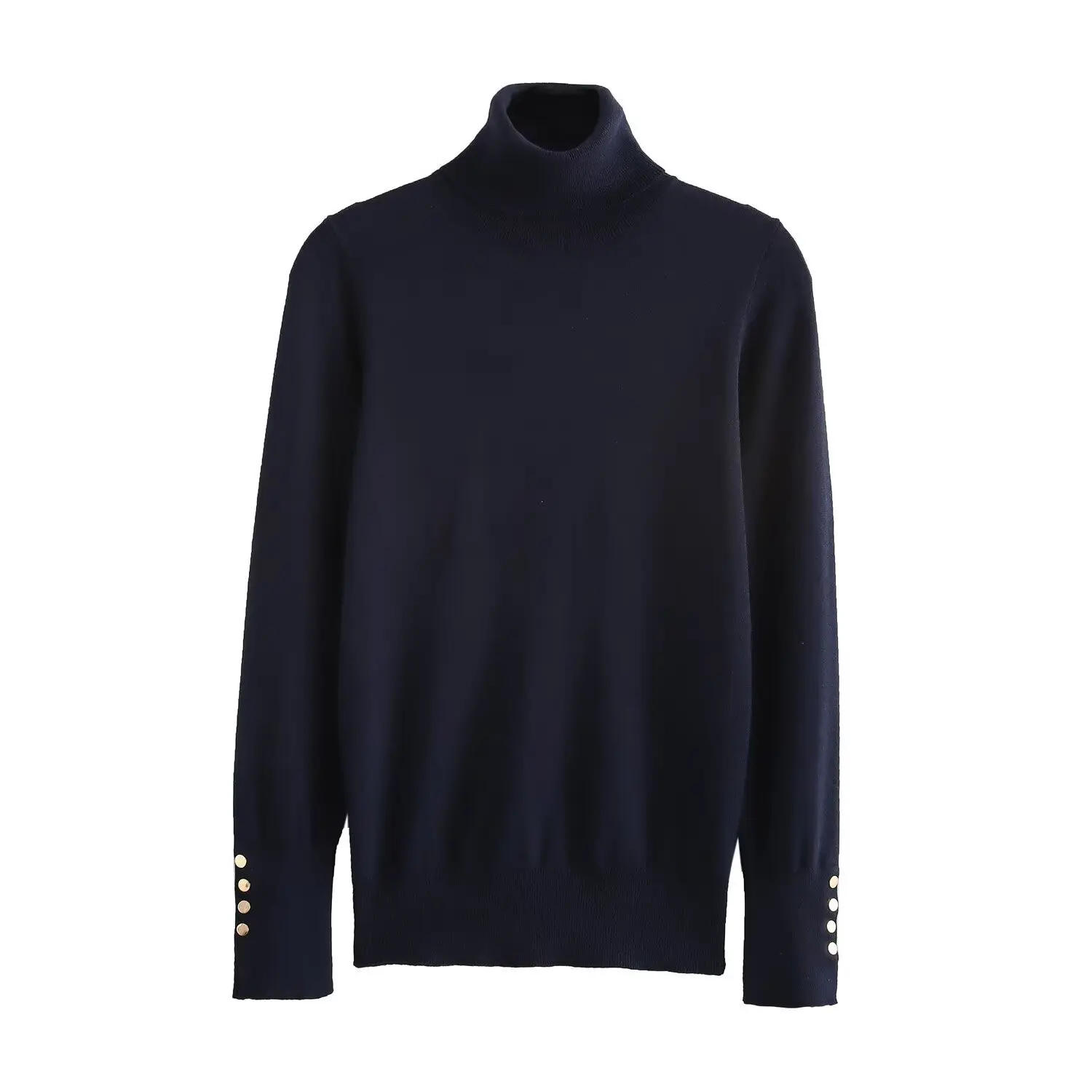 Dave&Di Minimalist Woman Clothing Women's Sweaters Pullover French Fashion Ladies Elegant Multicolor Knitwear Women Tops