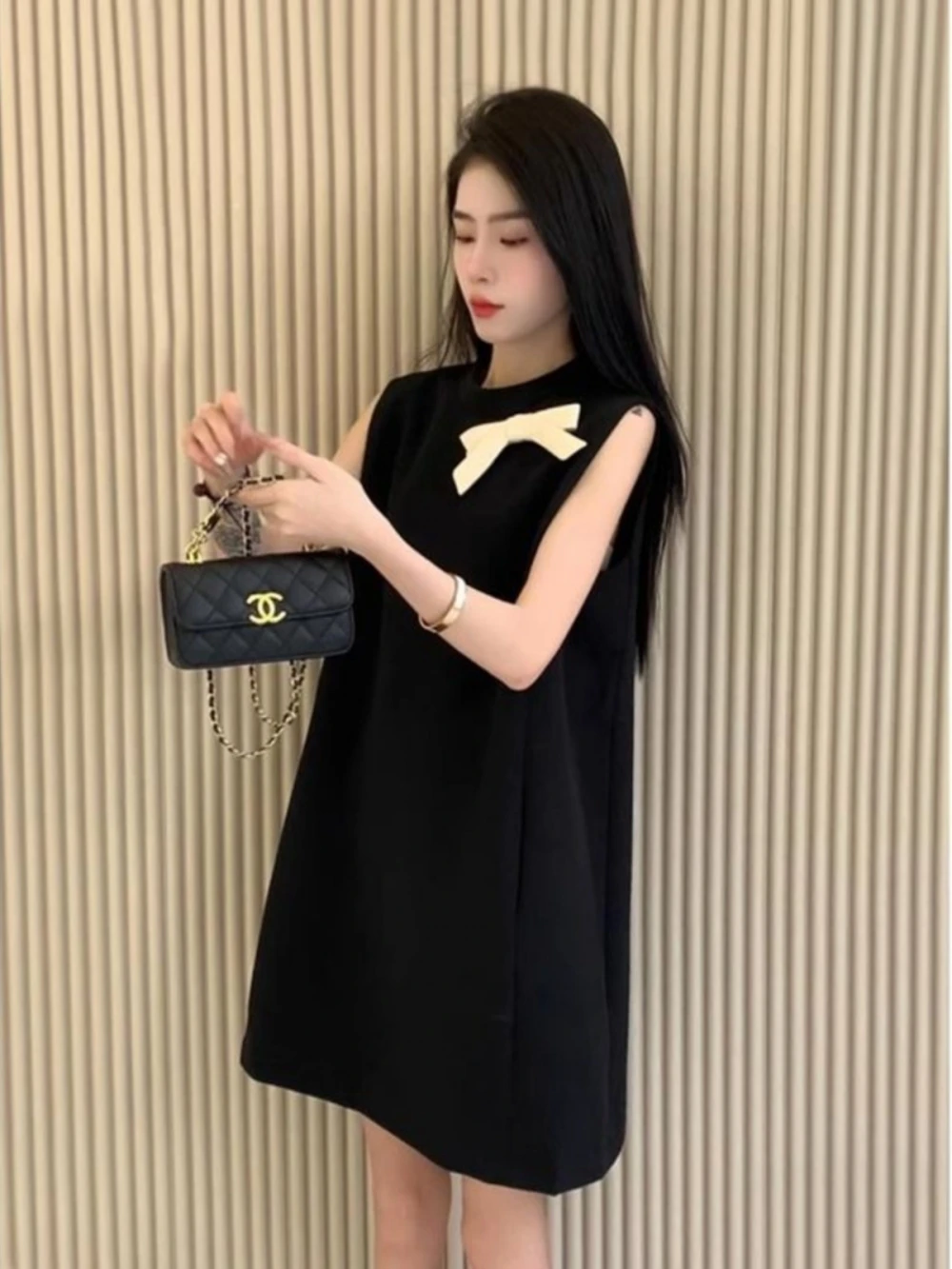 

Элегантное летнее платье без рукавов для полных женщин, свободного кроя, средней длины, комфортное, для женщин с пышными формами