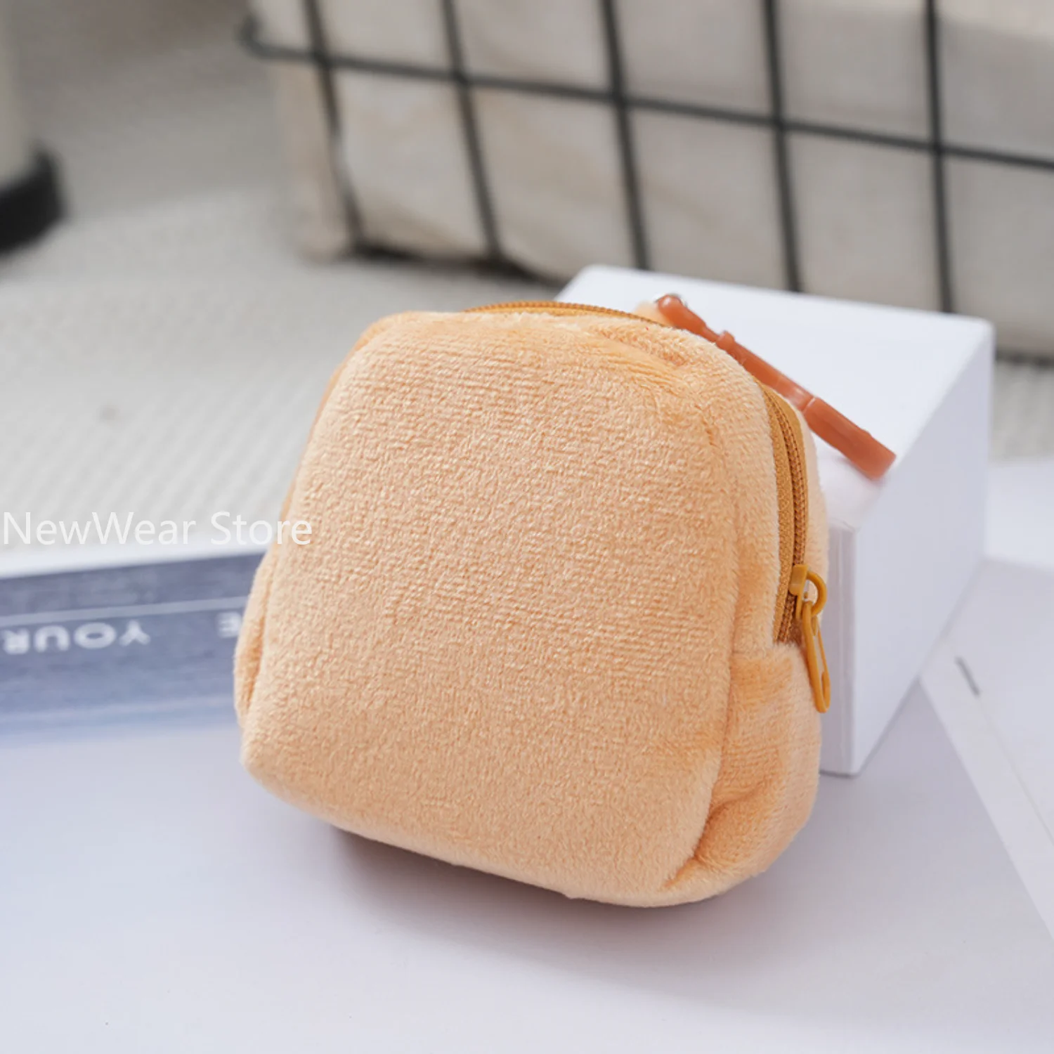 Mochila de felpa de Color Pastel para niños, Mini monedero 3 en 1, bolsa para auriculares, viñetas de animales, guardería, conjunto de regalo de viaje