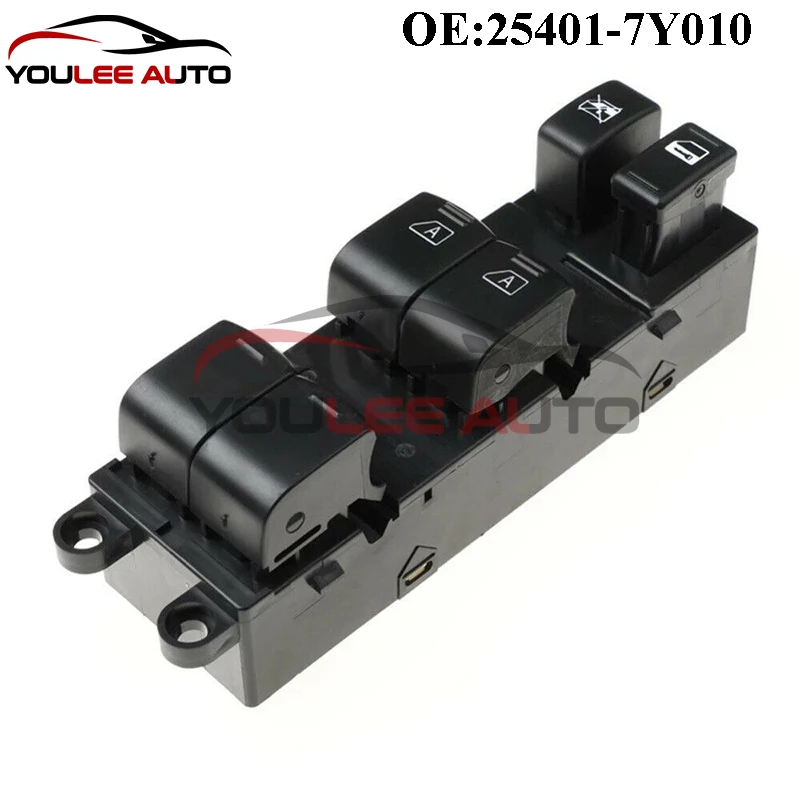 

New 25401-7Y010 254017Y010 Drivers Side Left Master Window Switch For Nissan Maxima Titan Murano Infiniti FX35 G35 Car Parts