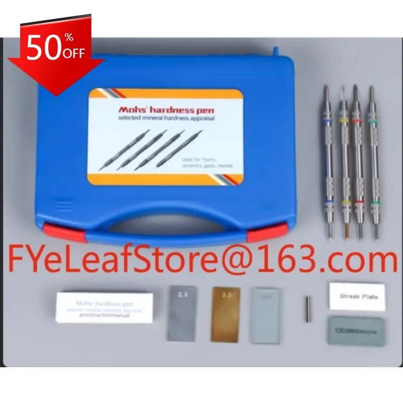 Free shipping, a full set of Yude Mohs hardness pens 2-9 grade tile floor Mohs hardness tester test pens