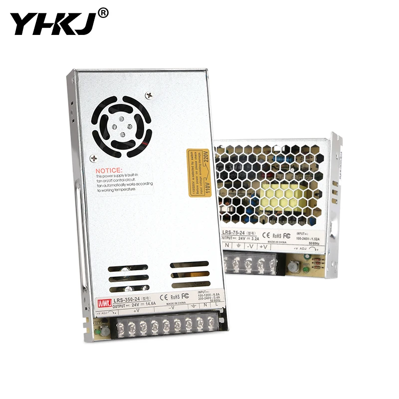 

LRS Series Switching Power Supply 25W-75W 5V 12V 24V Transformer Based Power Supply Source for Electronic Devices
