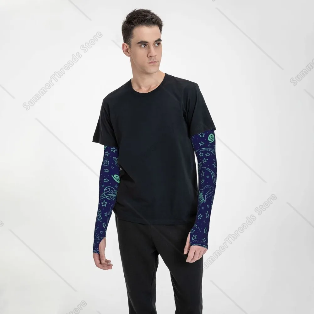 Ice silk sleeves non-slip tattoo bracelet for men and women