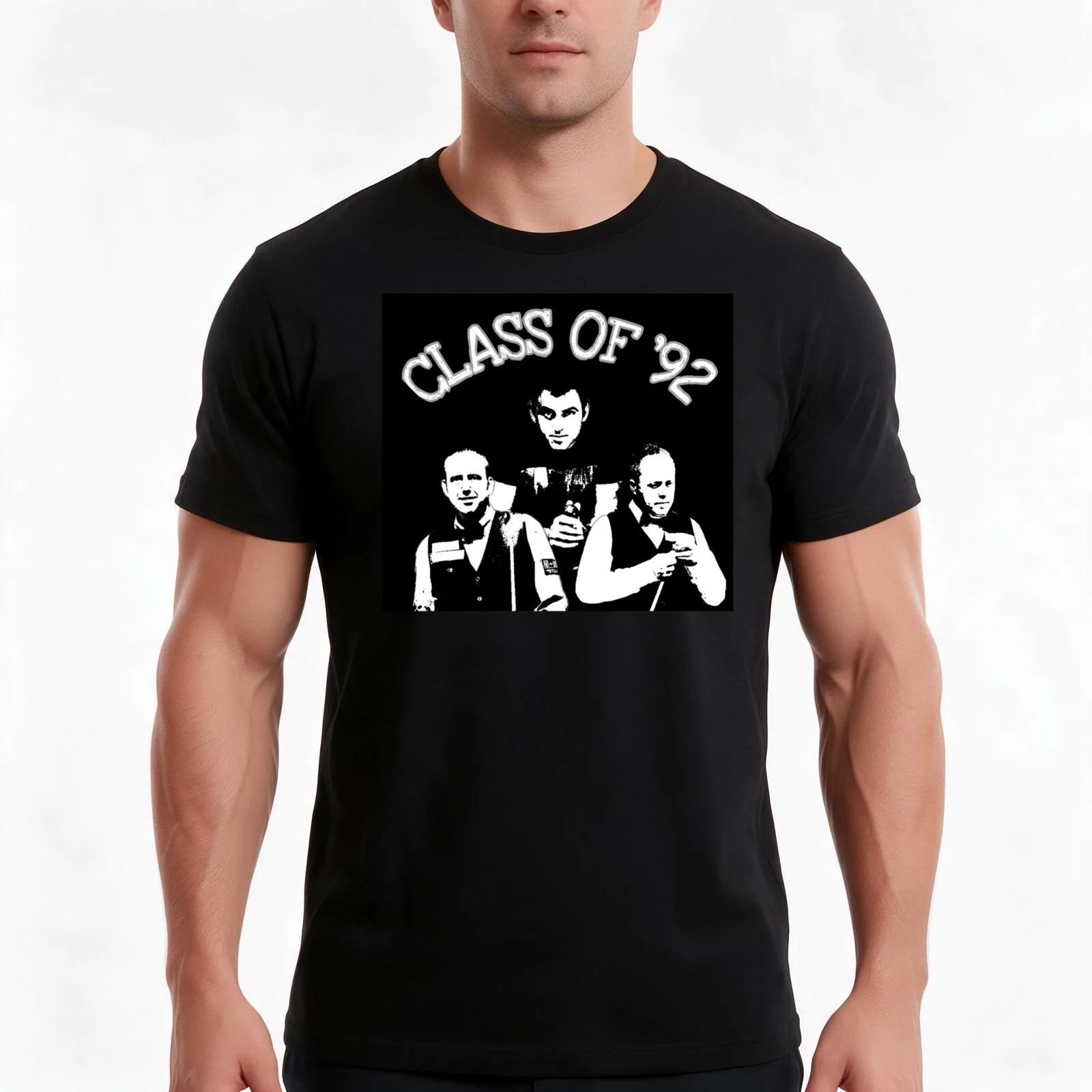 Snooker_s Class of _92 T-Shirt Summer Casual Cotton Tee Oversized Streetwear Tops Vintage Graphic Print Unisex Men Women