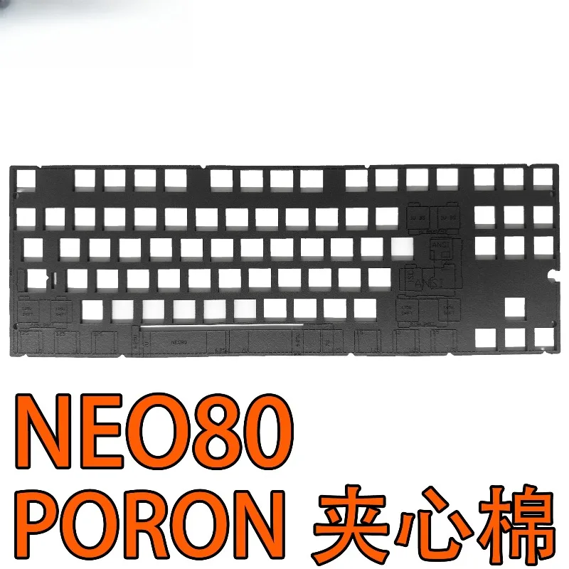 

Механическая клавиатура NEO80, звуковой пакет PORON, сэндвич, хлопок, IXPE, переключатель, ПЭТ, голосовой актер, аксессуары для игровой офисной клавиатуры