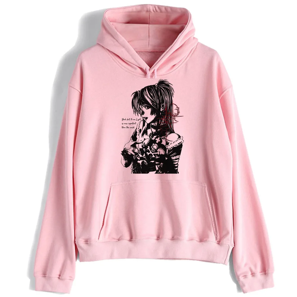 Death Note hoodie sweatshirt cartoon hoodie korean style y2k sweater streetwear Loose