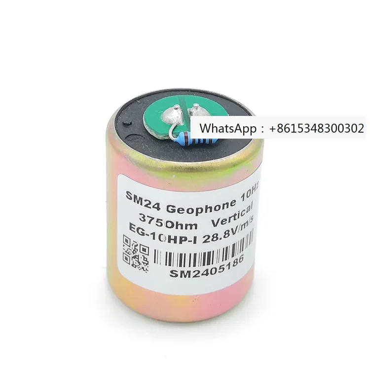 Hot sell High Precision 10 Hz Vertical Geophone SM-24 seismic sensor for 2D and 3D Seismic Survey SM24 geophone element 10Hz