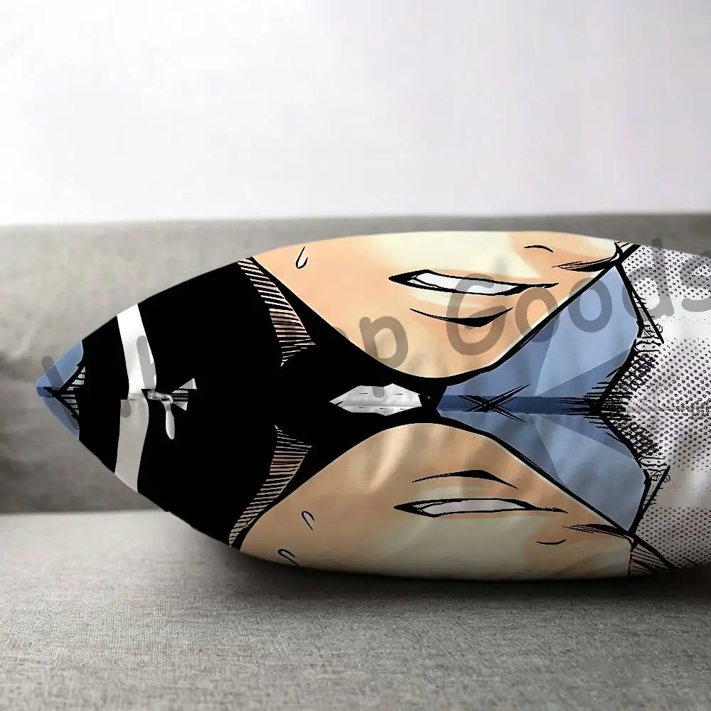 D-Death L-Light Y-Yagami N-Note 30x30 65x65 40x40 45x45 50x50 cm Fade Resistant Throw Pillow Cover Pet Friendly Patio Sofa Decor