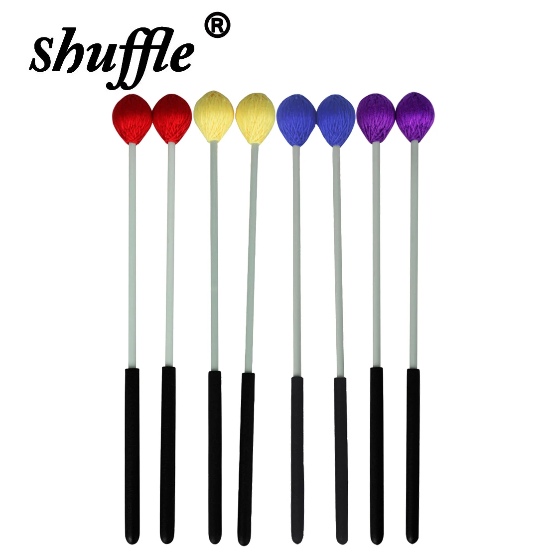 2Pcs Marimba Mallets Drumsticks Professional Percussion Accessories Glockenspiel Chime Bell Xylophone Drumsticks Marimba Parts