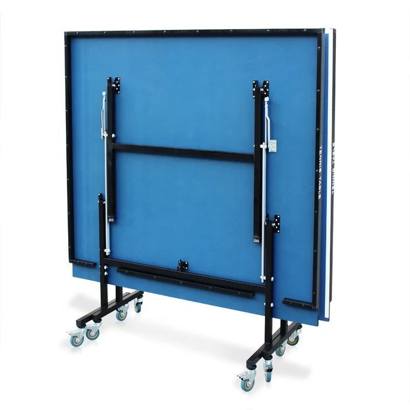 

Professional Indoor 15mm MDF Top Ping Pong Table with Wheels Best Price Foldaway Table Tennis Table