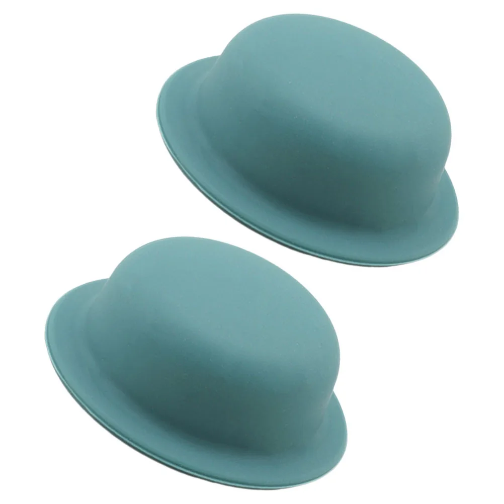 2 stks Siliconen Pot Deksel Handvat Cover Hittebestendige Antislip Keuken Accessoire Herbruikbare Pot Knop Protector Koken Mouw Voor