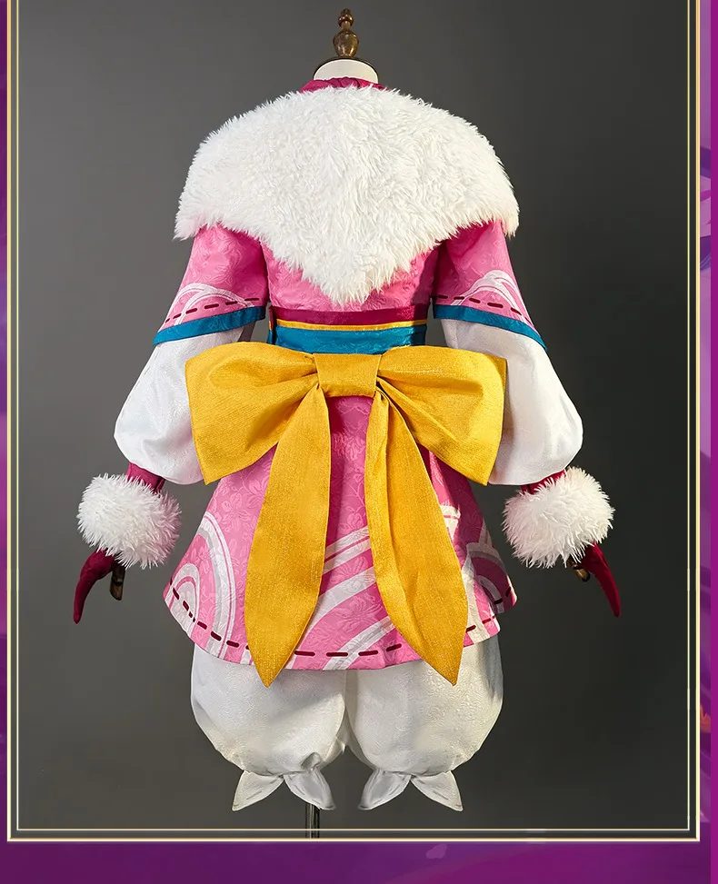 أزياء الصيادين الأبدية التأثيرية للنساء بدلة حفلات لطيفة مع قناع لعبة LOL زي كرنفال الهالوين مصنوع حسب الطلب