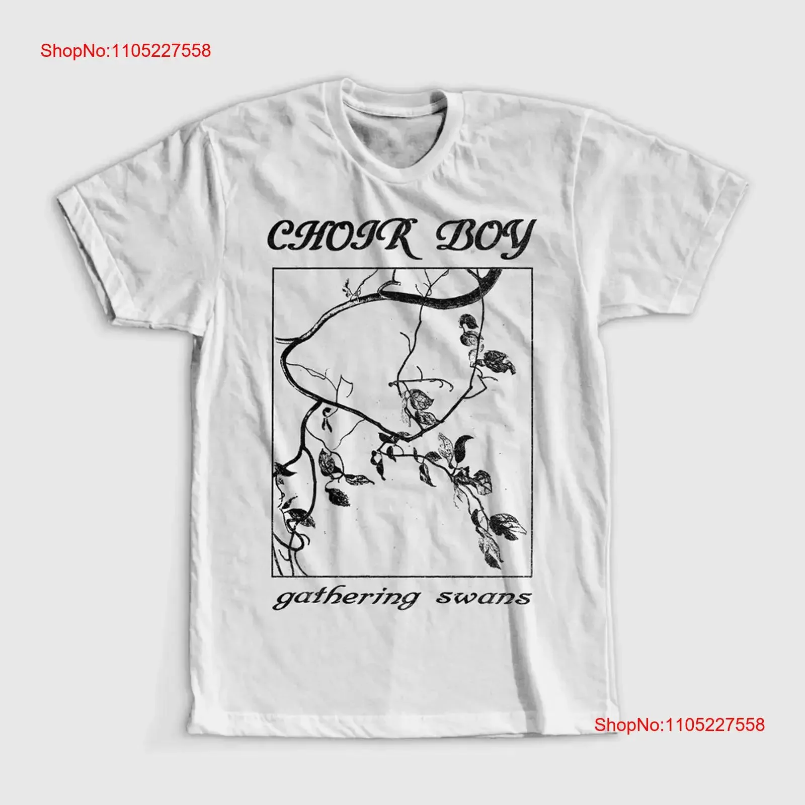 New Choir Boy Gathering Swans T Shirt Fan IL679 vintage Washed Casual fashion homme streetwear graphic Versatile Stylish