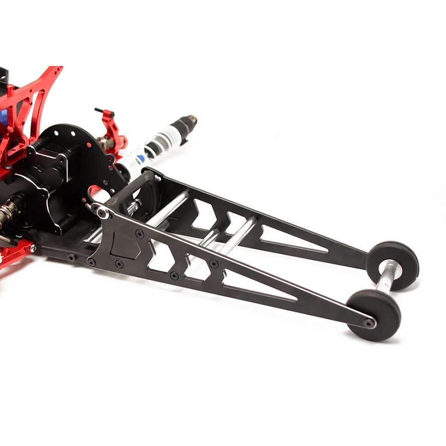 Aluminum Wheelie Bar Kit Tail Wheel Head Up for Traxxas Slash Rustler Bandit 2WD 1/10 RC Car Upgrade Accessories