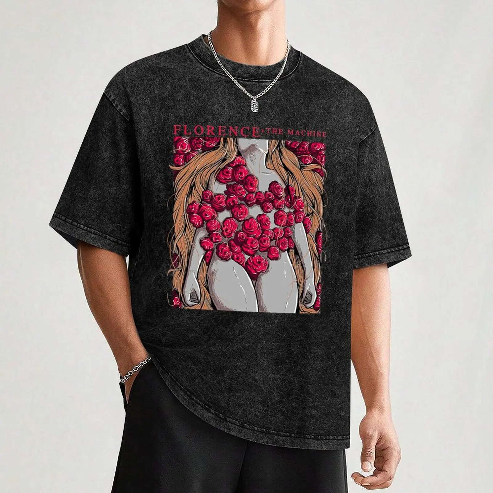 n*ked roses T-Shirt graphics luxury t-shirt tshirts personalised mens graphic t-shirts hip hop - Image 3