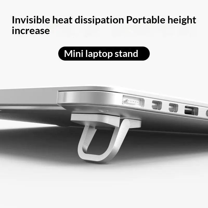 Hot! [New] 1 Pair Mini Portable Folding Legs Laptop Stand Invisible Holder For Notebook Support Keyboard Holder DIY Accessories
