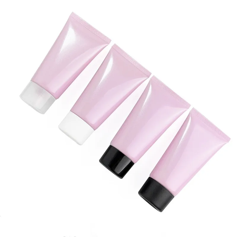 

10/30pcs 50ml Pink Purple Hose Cream Bottles Slap-up Cream Soft Tubes Creamy Make Up Base Containers Cosmetic Refillable Tubes