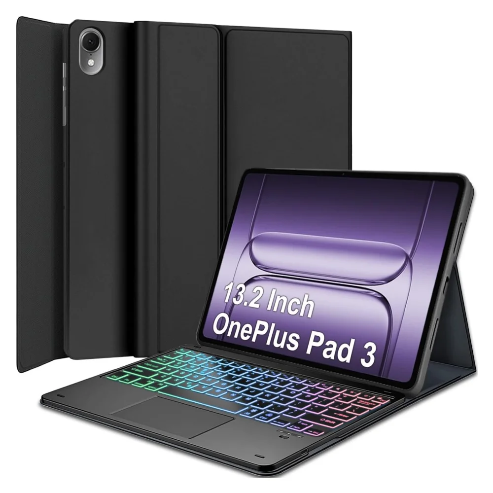 

Чехол-клавиатура для OnePlus Pad 3 13.2 дюйма, магнитный съемный чехол-клавиатура для OnePlus Pad3 Pad 3 2025, чехол для планшета
