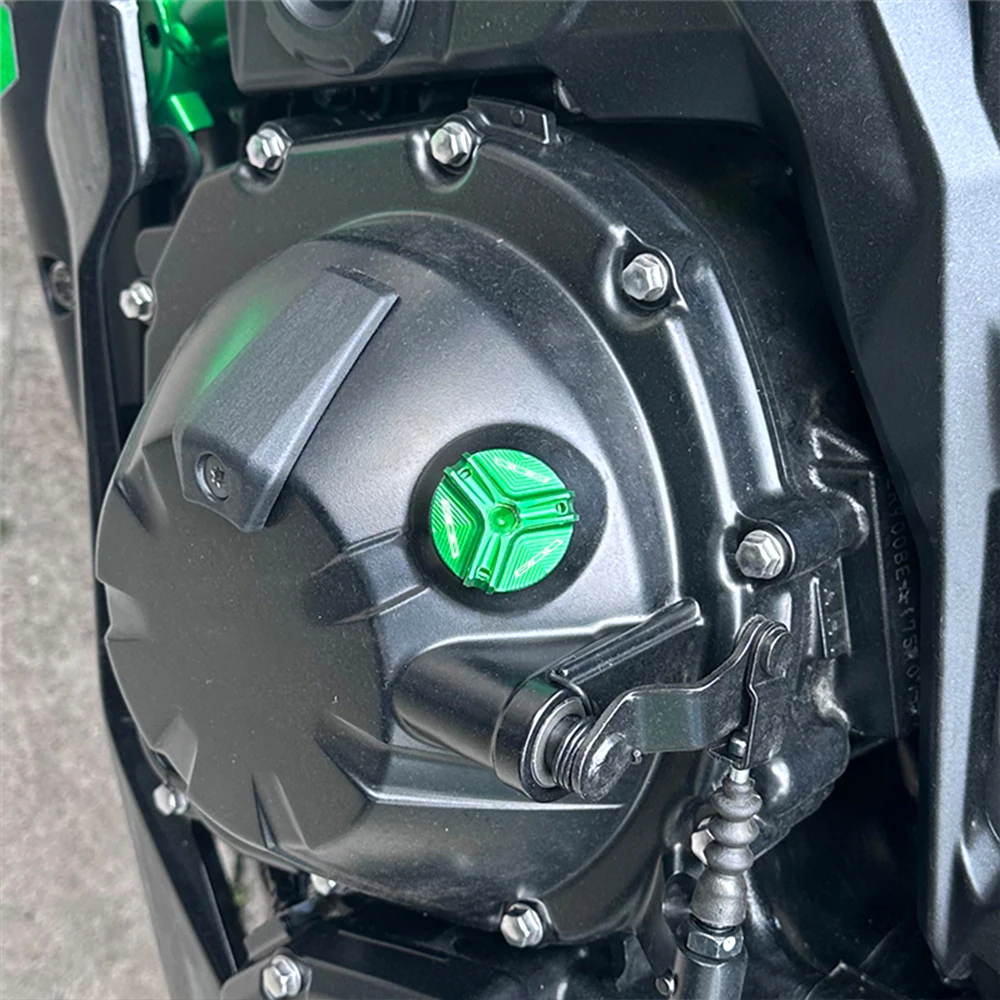 For Kawasaki Z800 Z 800 2012-2014 2015 2016 Motorcycle CNC Rear Front Brake Fluid Reservoir Cap Oil Filler Cap Oil Plug Cover