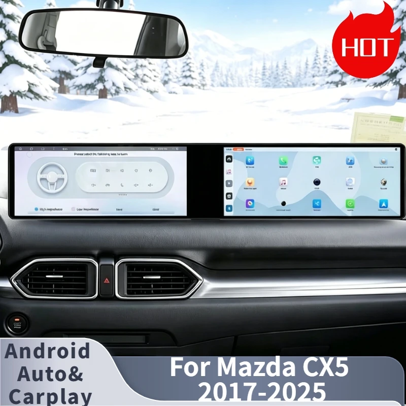 CarPlay Auto Android 14 Dual 12.3