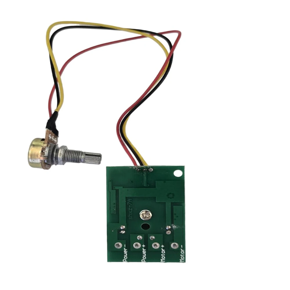 DC12V Motor Speed Regulator Dimmer Module with Adjustable Potentiometer Stepless Dimming Control Module Motor Speed Controller