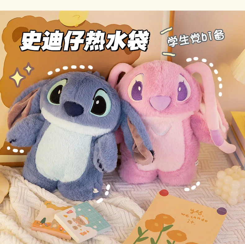 Disney Stitch Lotso Dumbo, милая зимняя сумка для впрыска горячей воды, студенческая грелка для рук, детский рождественский подарок, игрушка для семьи, незаменимая