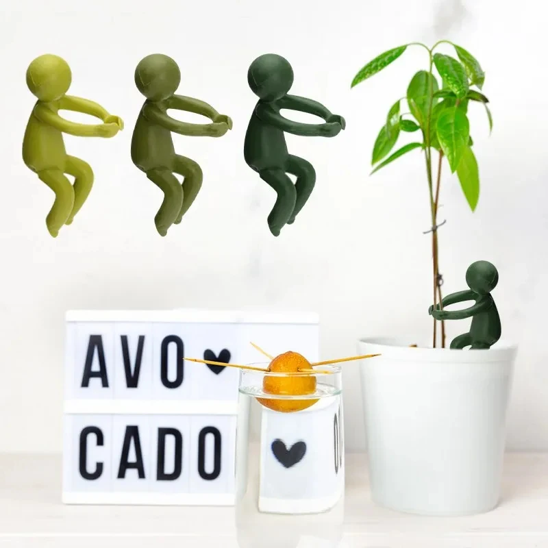 Cute Little Man Plant Stand 3/6PCS Plant Propagation Friends Bendable Reusable Support Hydroponic Plant Stand