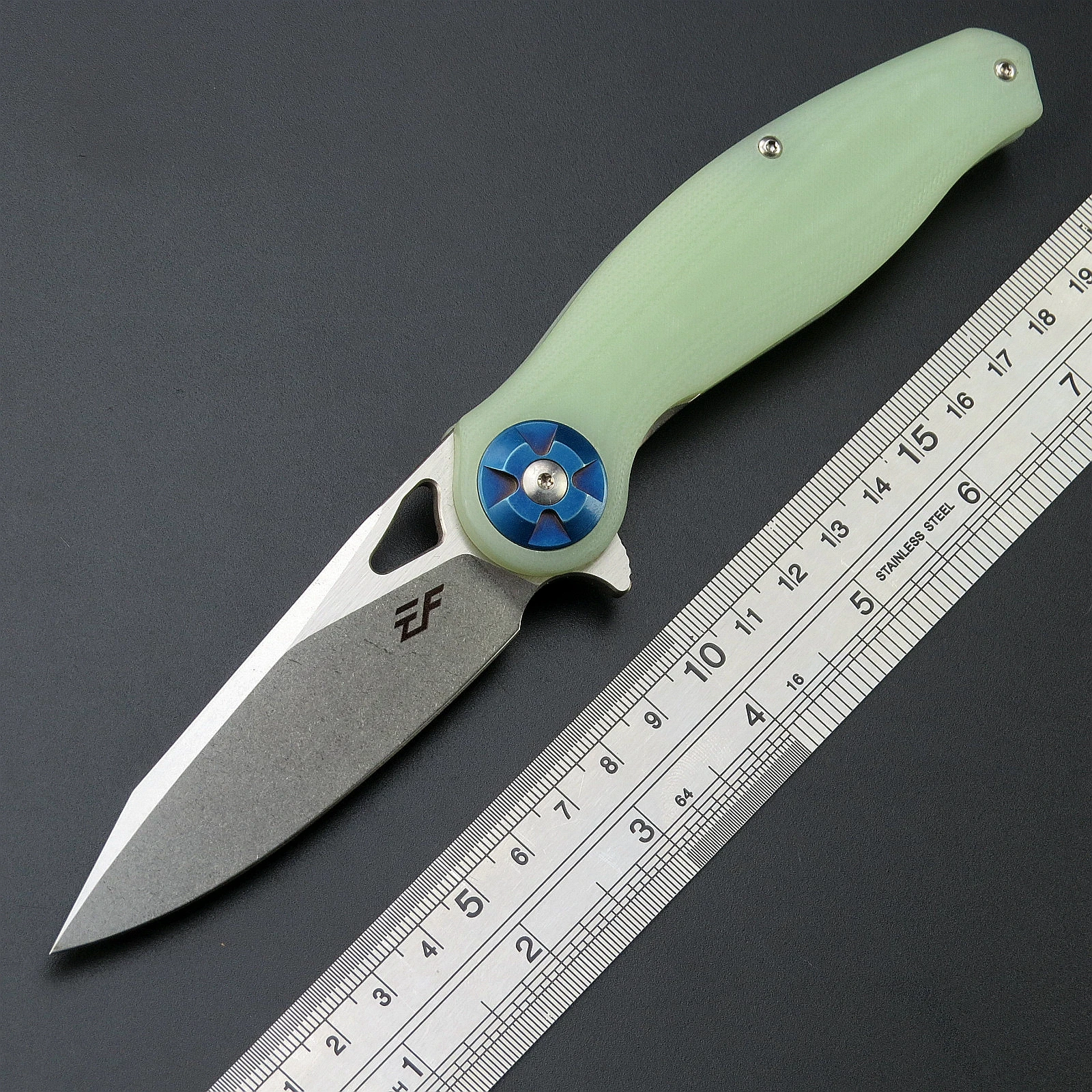 NEW Eafengrow EF76 Folding Knife for Camping EDC Pocket Knives with G10 Handle & D2 Stone-washed Blade Hunting Outdoor Tool