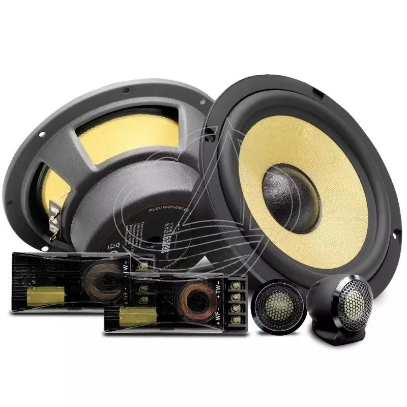 6.5 Inch 2-Way Car Audio Speaker 180W Max Power Glass Fiber Cone Vehicle Sound Speaker