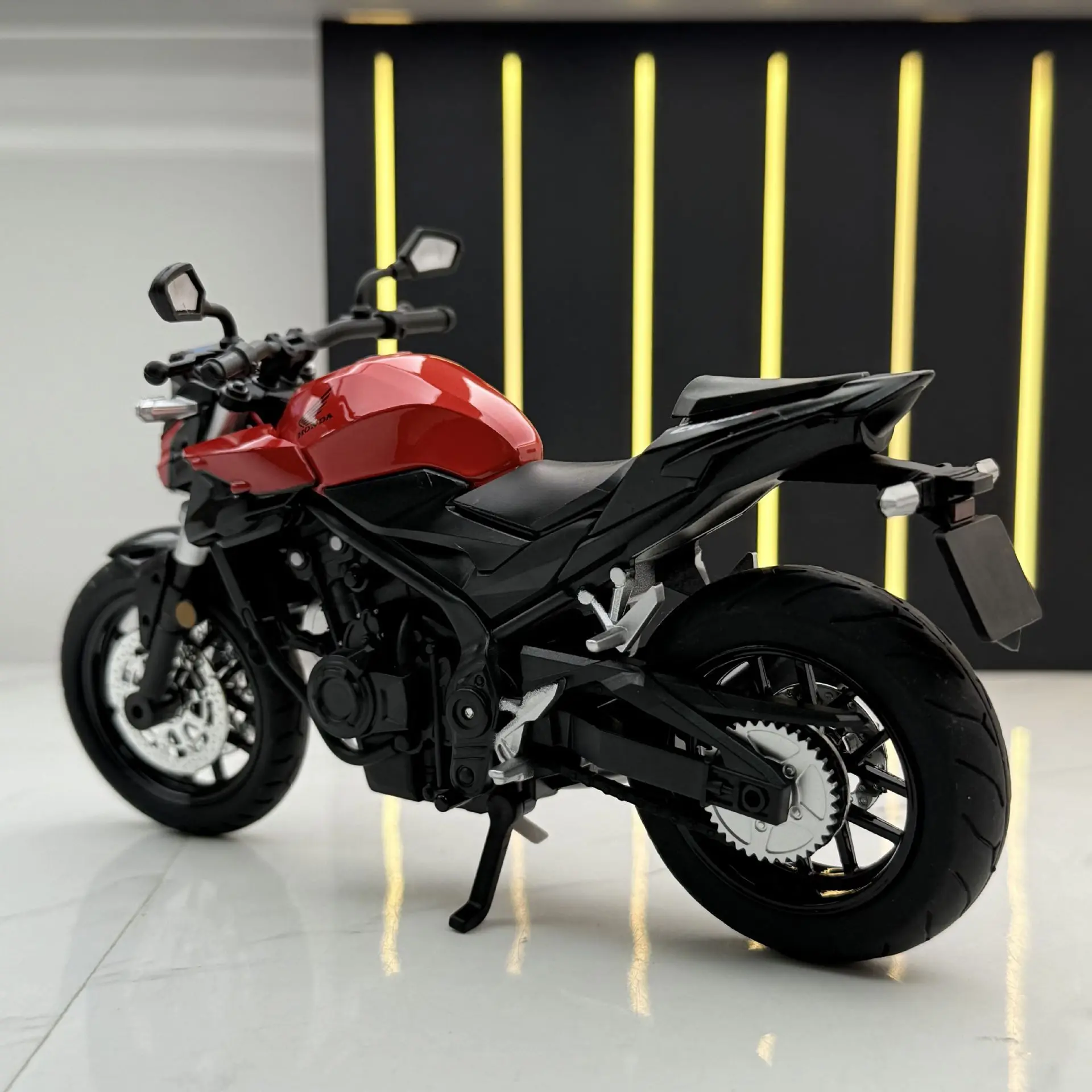 1:12 CBF400 دراجة نارية الصوت والضوء لعبة أطفال نموذج حلية دييكاست سبيكة نموذج سيارة تحصيل #2