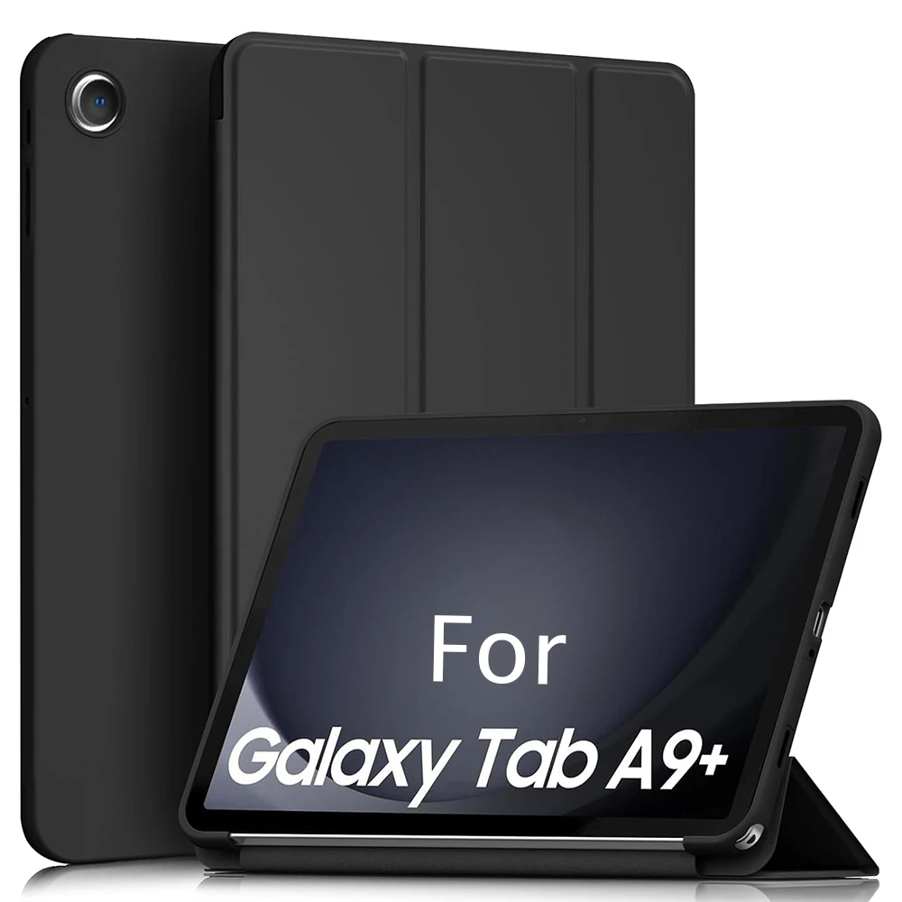 Slim Shockproof Case for Samsung Tab A9+ (SM-X210/X215) A11+(SM-X310/X315/X236) with Auto Wake/Sleep Function, Foldable Design