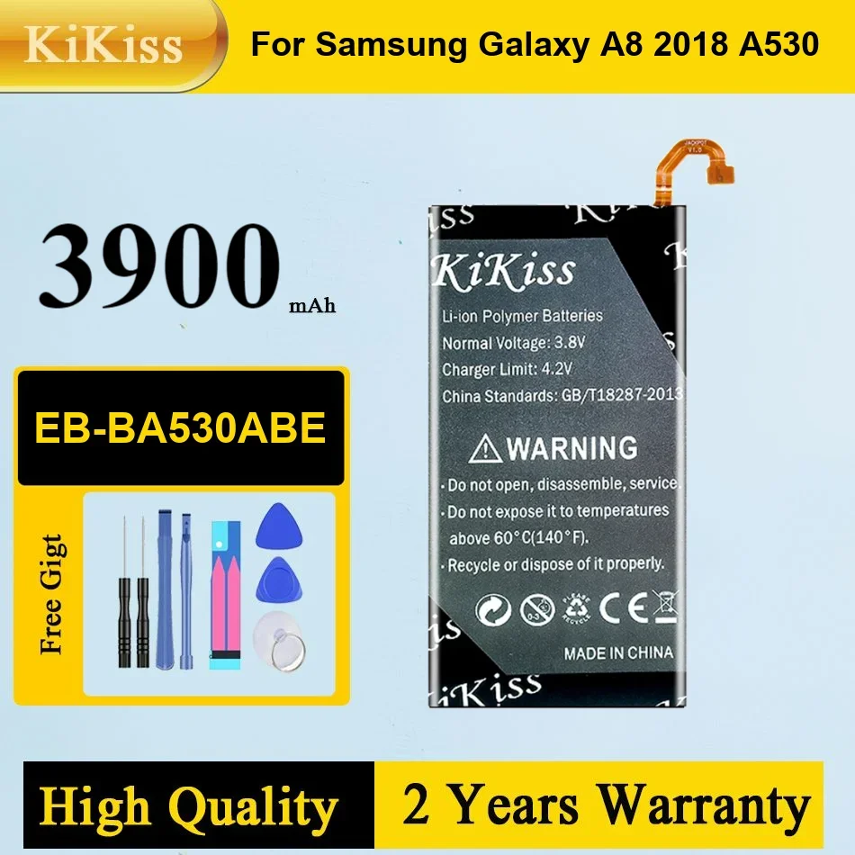 

Аккумулятор Kikiss 3900 мАч EB-BA530ABE для Samsung Galaxy A8 2018 (A530) A530 SM-A530F