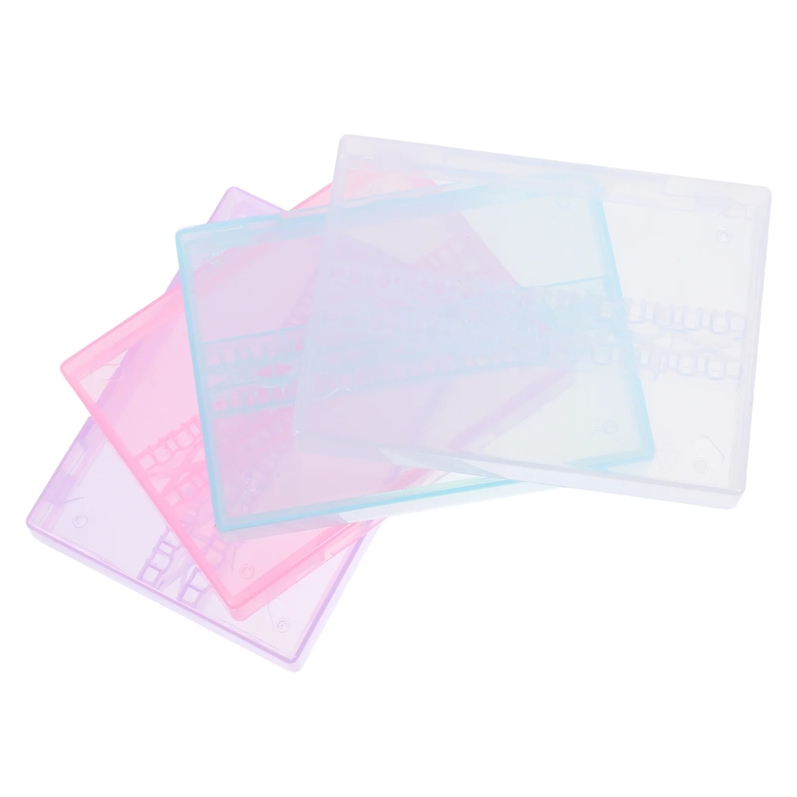 4 قطعة صناديق أدوات فنية للأظافر حامل رؤوس طحن مانيكير ممتاز مع تصميم ثابت للاستخدام على المدى الطويل توريد منظمة الصالون #2