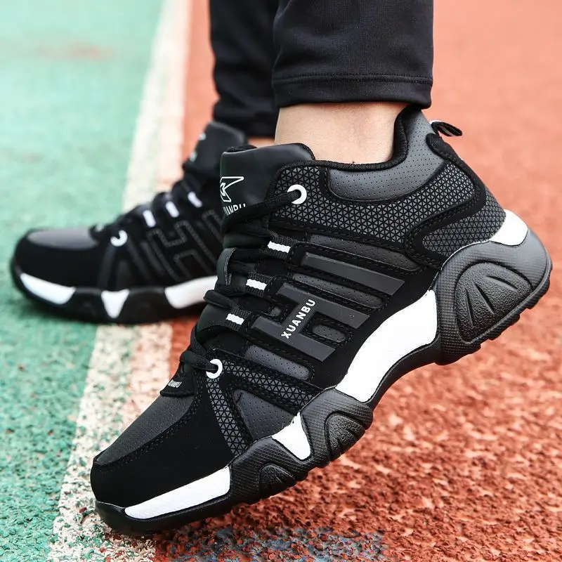 

New 2025 Men's Running Shoes Outdoor Anti-Slip Leather Waterproof Trekking Sneakers Trendy Sports Footwear for Women Size 36-46