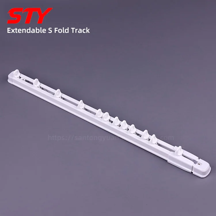 

10 шт. выдвижная ручная S складная дорожка высокого качества гладкие бесшумные квадратные карнизы и рельсы металлические карнизы