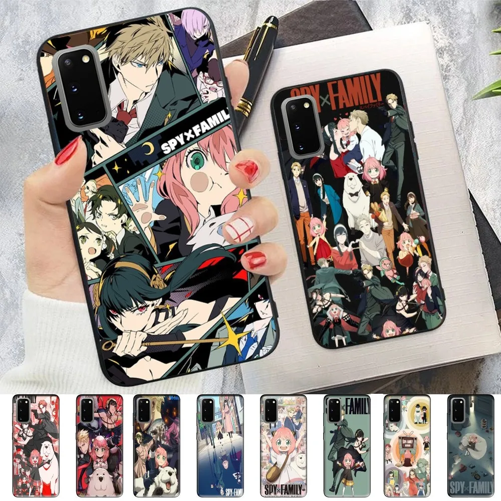 

Cartoon SPY FAMILY Phone Case For Samsung S 9 10 20 21 22 23 30 23 24 Plus Lite Ultra FE S10lite Fundas