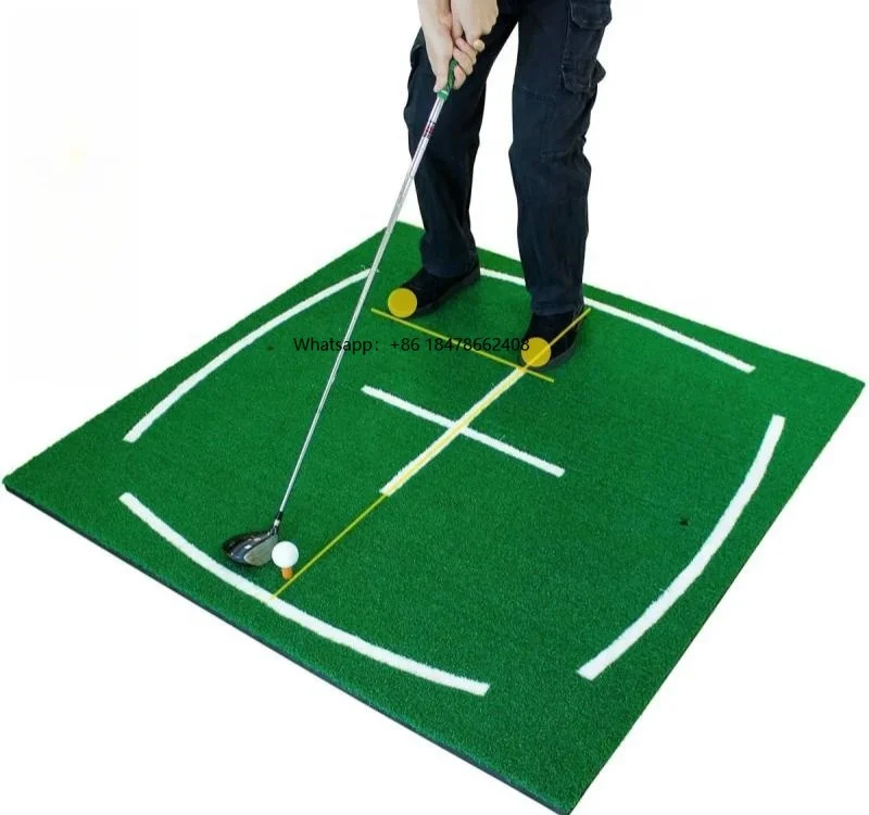 

High Quality Golf Hitting Mat Turf Golf Mat with Alignment Lines