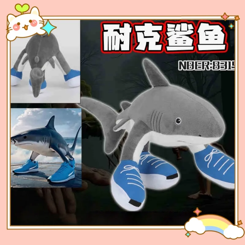 30cm Italian Brainrot Tralalero Tralala Plush Doll Room decoration Anime Soft Cushion Pillow Peripheral Toy Birthday Gift