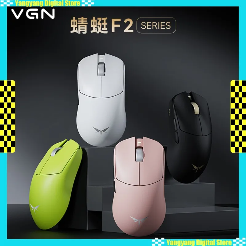 

VGN Dragonfly F2 Series Gaming Mouse Wireless Tri Mode PAW3950 2.4G 26000DPI Double 8k 56g Lightweight Ergonomic Mouse PC Gifts