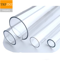 High transparent PC tube Polycarbonate Plastic pipe 1mm thick Corrosion resistance oxidation High temperature resistant strong