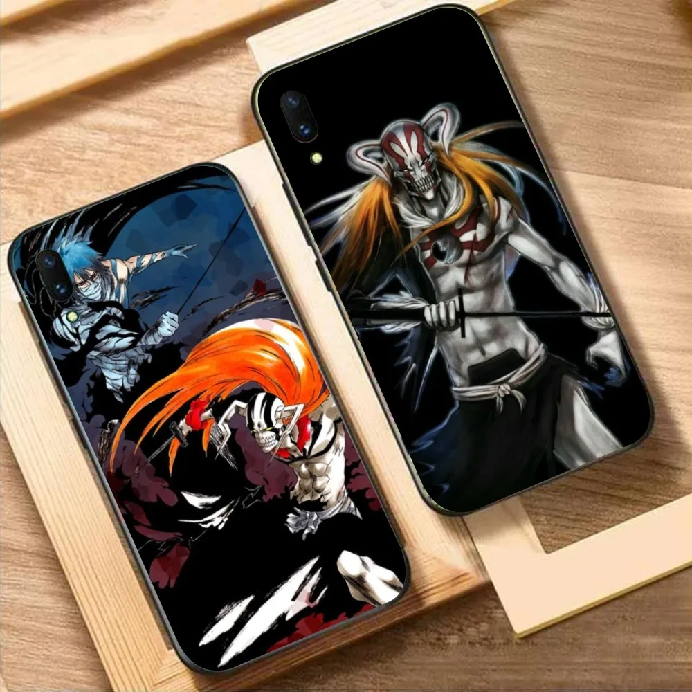 Bleach Ichigo Cool Mobile Phone Case for Huawei Mate 40 30 20 10 Pro Lite Nova 9 8 5T Y7p Y7 Black Soft Phone Cover Funda