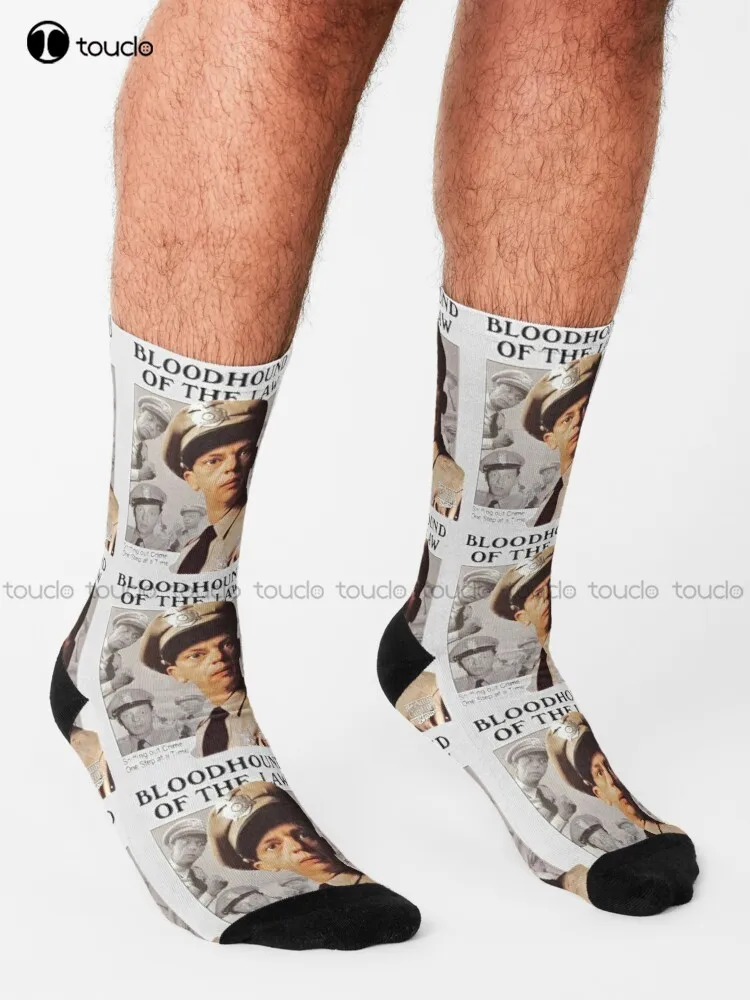 Deputy Barney Fife Socks Winter Socks Personalized Custom 360° Digital Print Gift Harajuku Unisex Adult Teen Youth Socks Retro