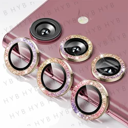 Camera Protector For Samsung Galaxy A55 A54 A34 35 5G Metal Lens Ring Tempered Glass on Samsung A35 A25 Lens film Protective Cap